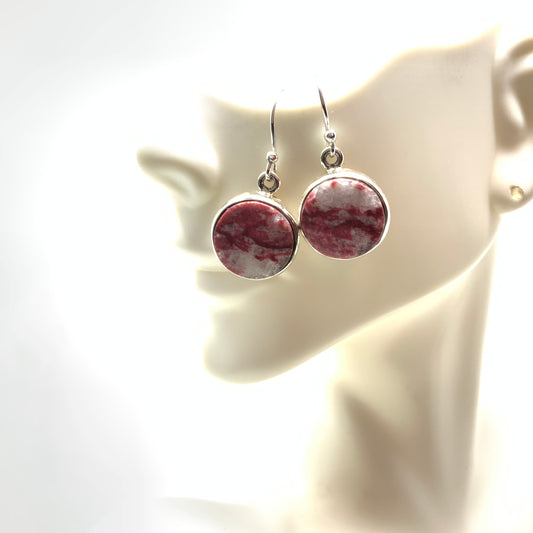 Thulite Earrings