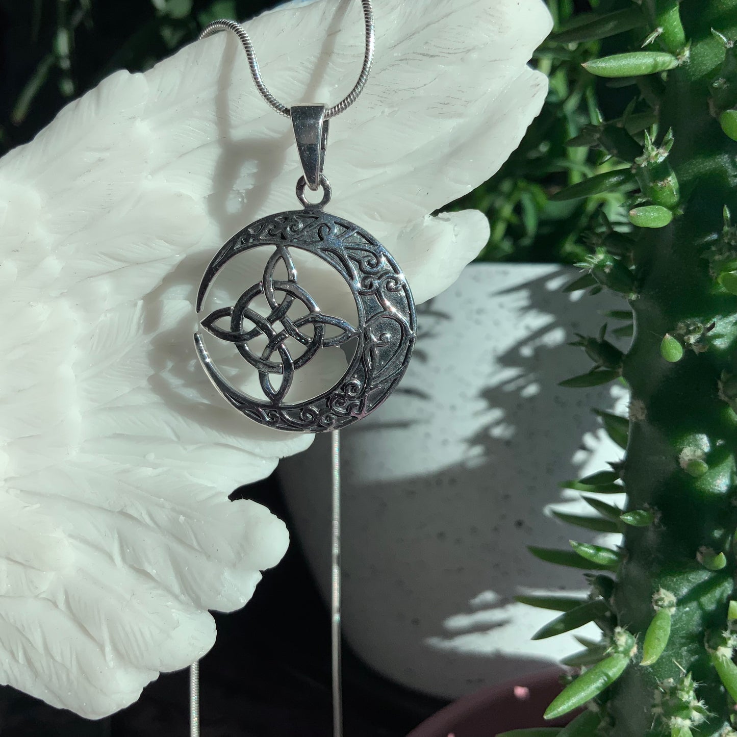 Celtic Moon Pendant