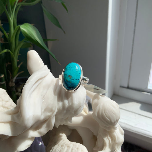 Blue Mojave Turquoise Ring, size 11