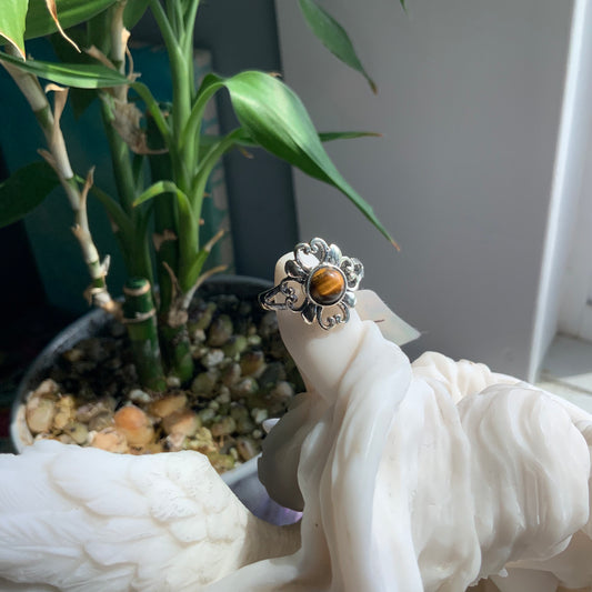Tigers Eye Ring, size 7