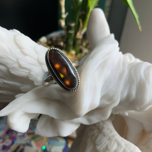 Ammolite Ring, size 9