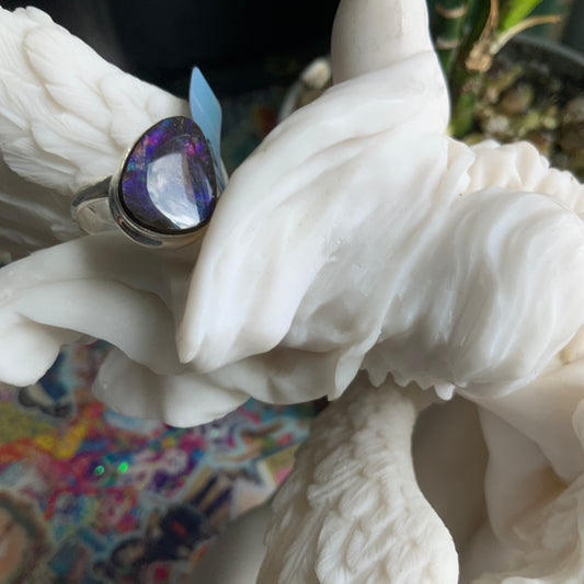 Ammolite Ring, size 9