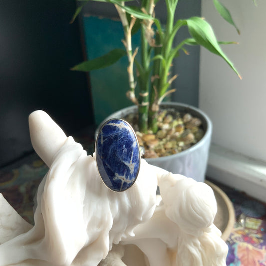 Sodalite Ring, size 6