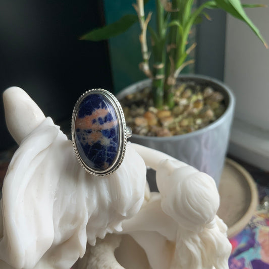 Sodalite Ring, size 7