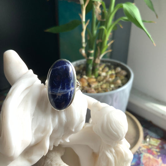 Sodalite Ring, size 8