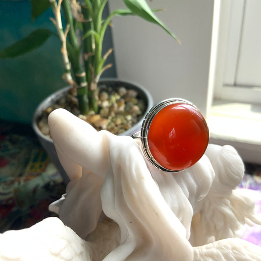 Carnelian Ring, size 9