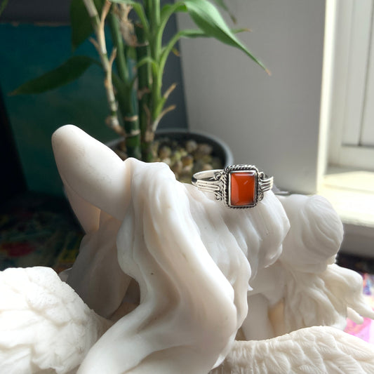 Carnelian Ring, size 9