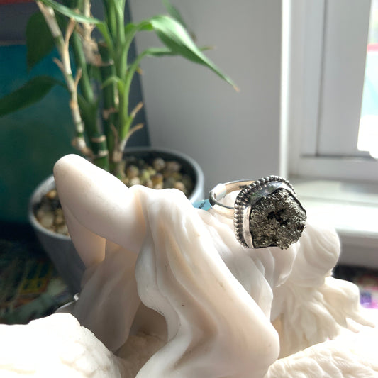 Pyrite Ring, size 7