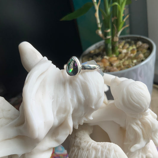 Mystic Topaz Ring, size 10