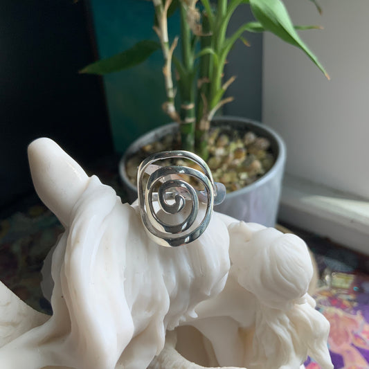 Spiral Ring, sizes 7,9,10