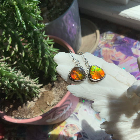 Ammolite Earrings