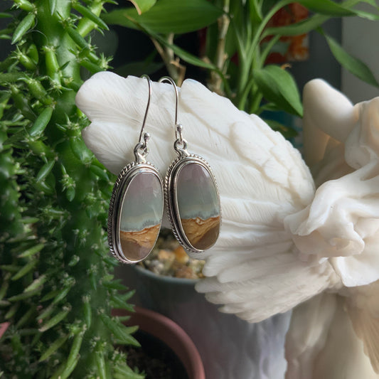 Picture Jasper Earrings