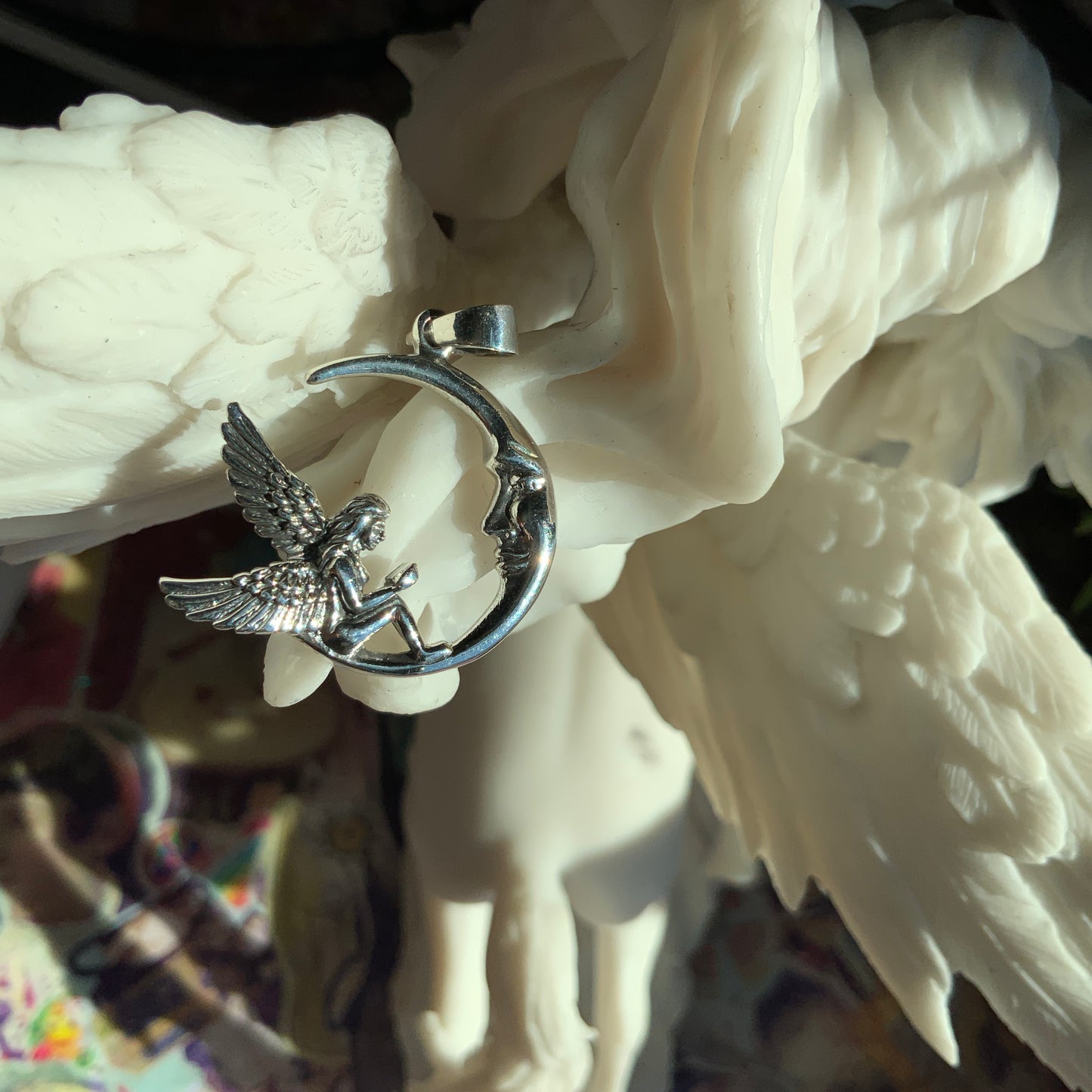 Angel Moon Pendant