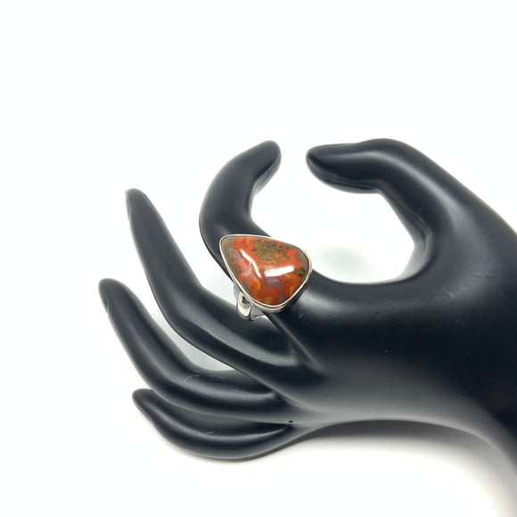 Sea Agate Ring, size 9