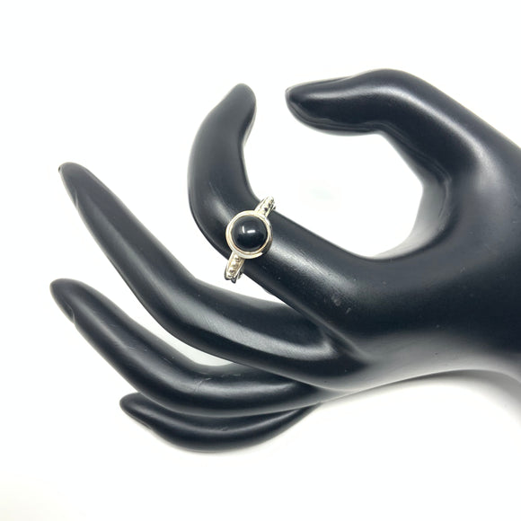 Black Onyx Ring, size 6