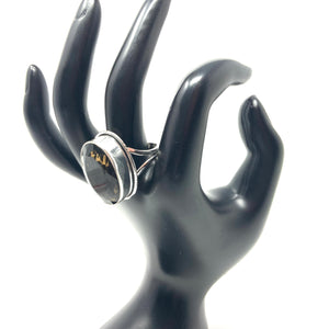 Smoky Quartz Ring, size 10