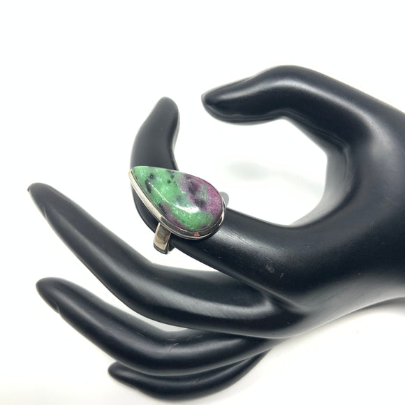Ruby Zoisite Ring, size 5