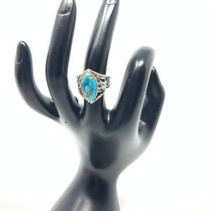 Blue Mojave Turquoise Ring, size 6