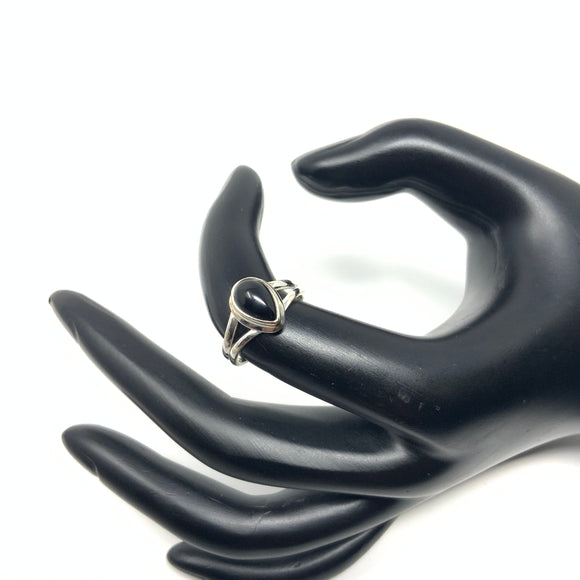 Black Onyx Ring, size 5