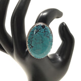 Chinese Turquoise Ring, size 8