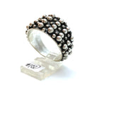 Large Bubble Texture Ring, size 13.5