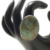 Kingman Turquoise Ring, size 12