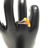 Butterscotch Amber Ring, size 8.5