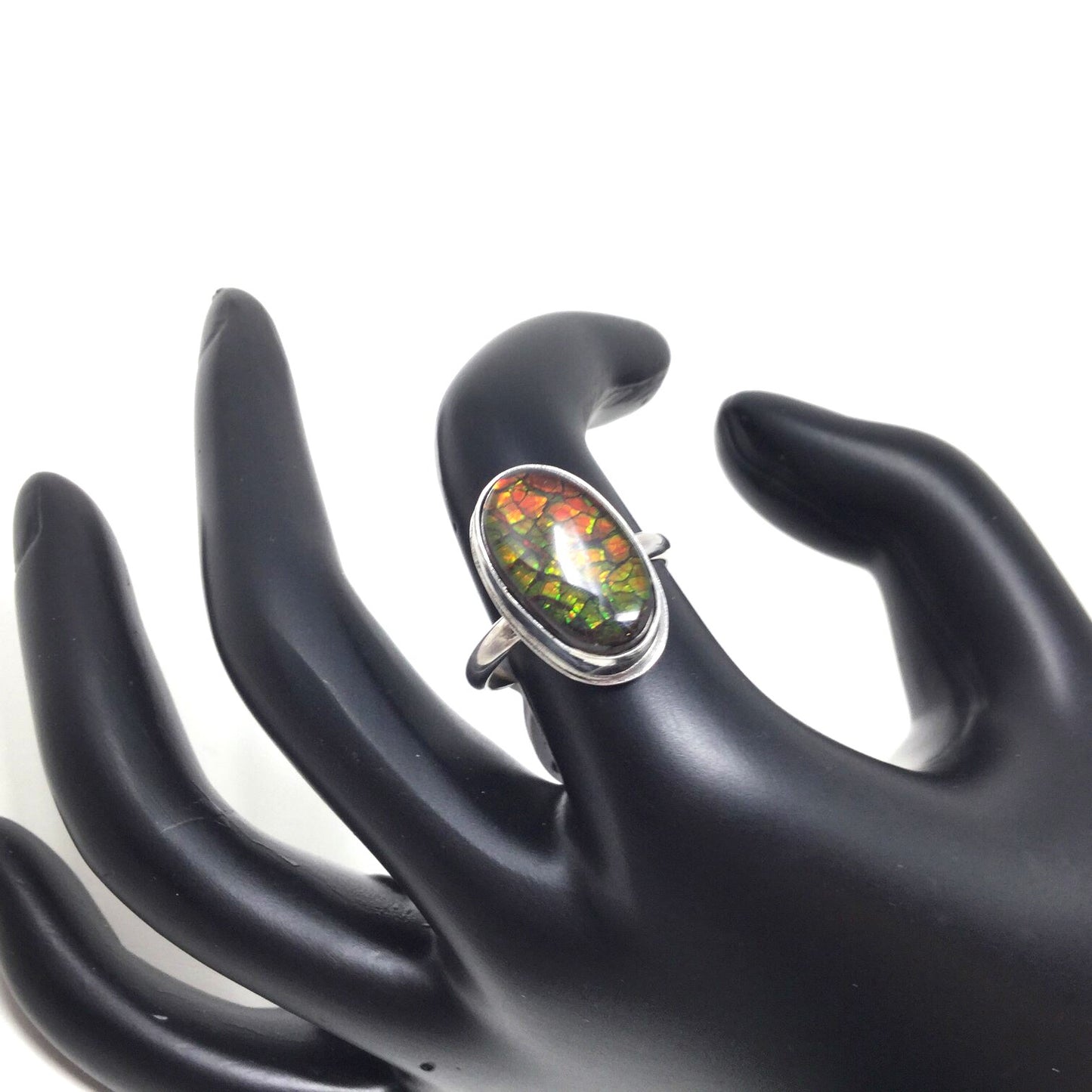 Ammolite Ring, size 9