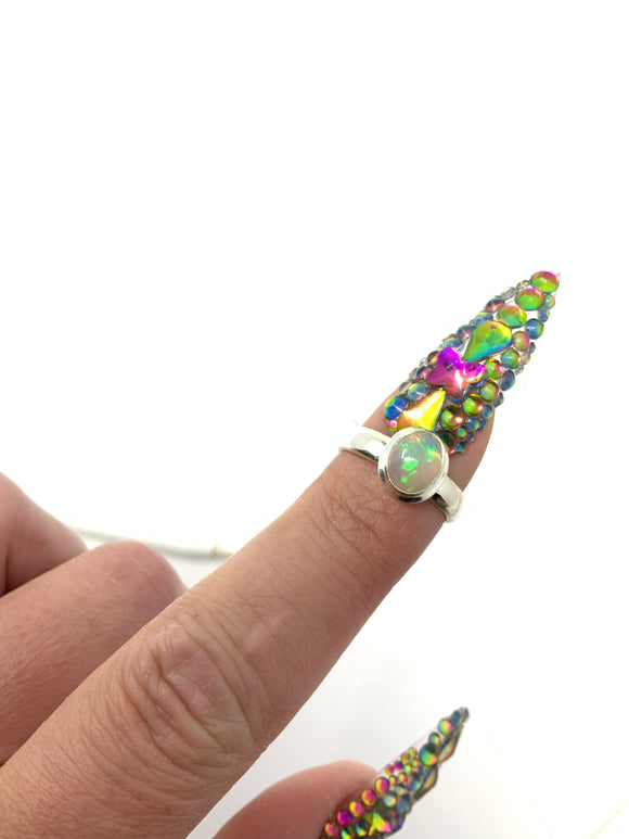 Ethiopian Opal Ring, size 5