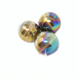 Angel Aura Coated Tigers Eye Sphere