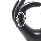 Black Onyx Ring, size 9