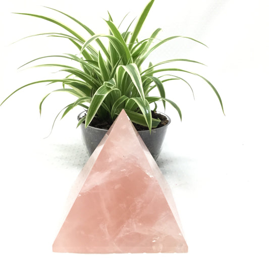 Large Rose Quartz Pyramid