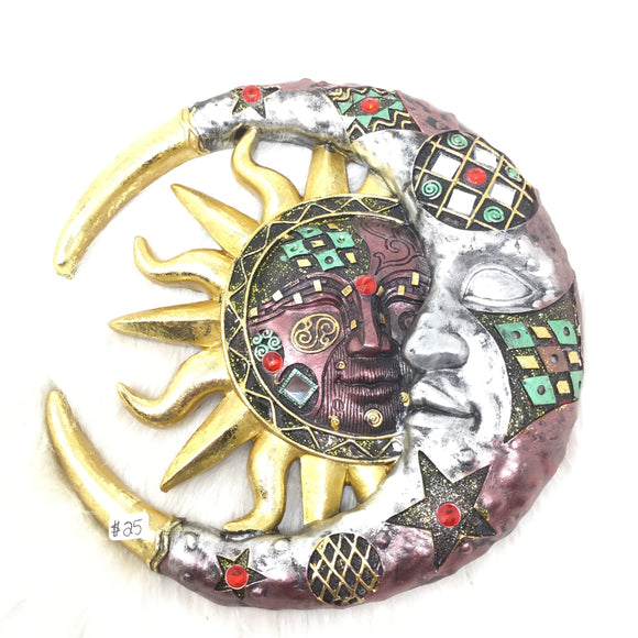 Sun & Moon Wall Plaque