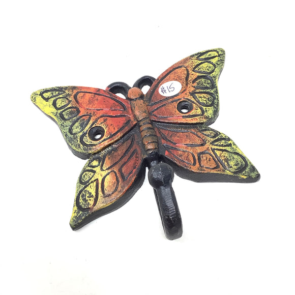 Cast Iron Butterfly Wall Hook