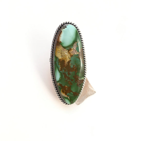 Royston Styled Variscite Ring, size 10.5