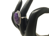 Grade AA Charoite Ring, size 6