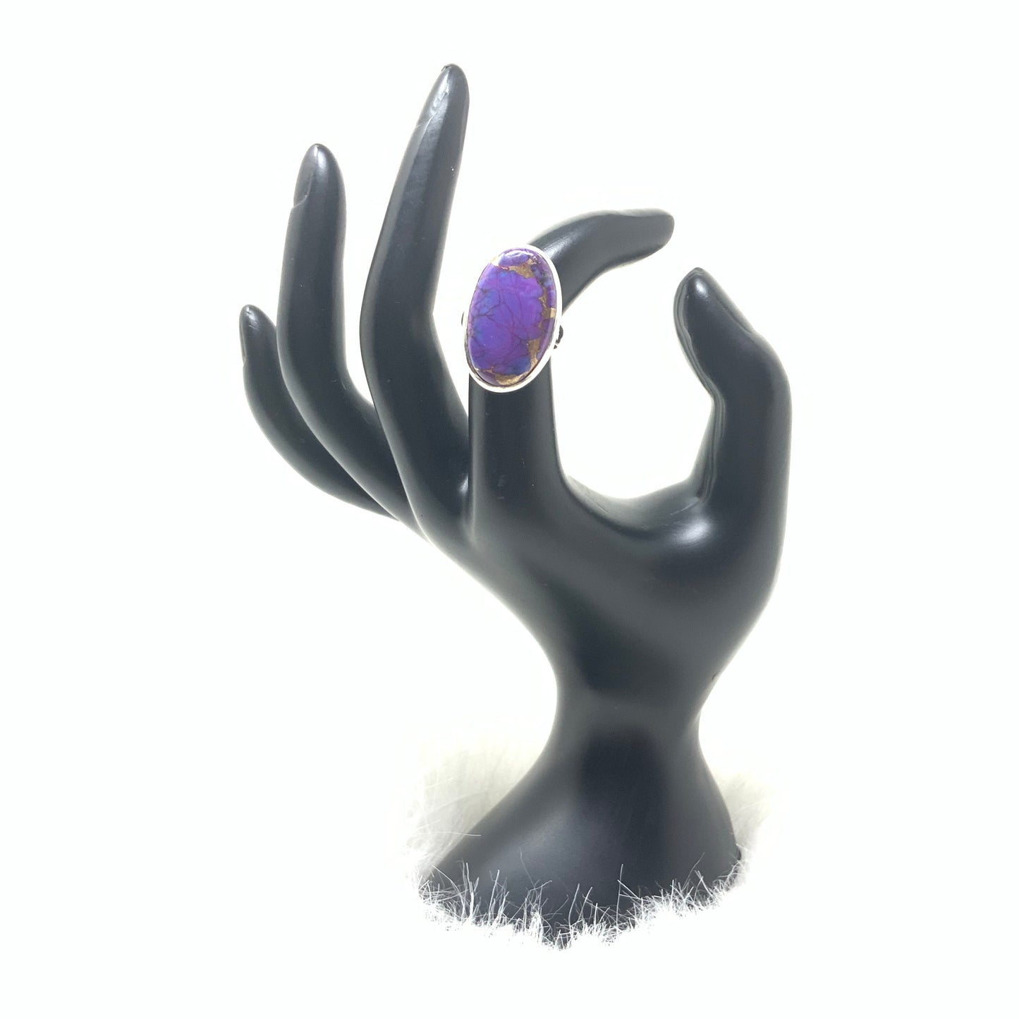 Purple Mojave Turquoise Ring, size 5