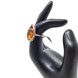 Baltic Amber Ring, size 5.75