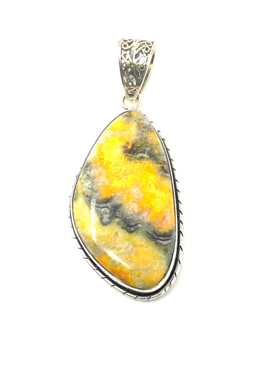 Bumblebee Jasper Pendant