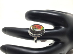 Ammolite Ring, size 6