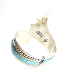 Turquoise Hinged Bracelet