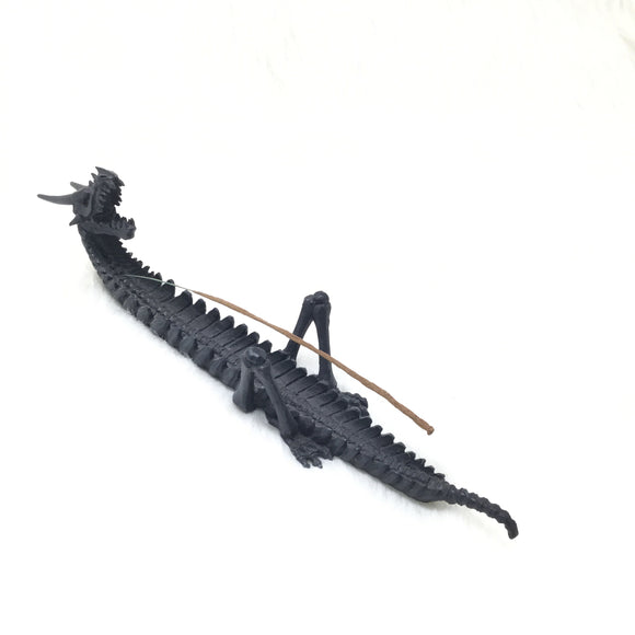 Black Dragon Skeleton Incense Burner
