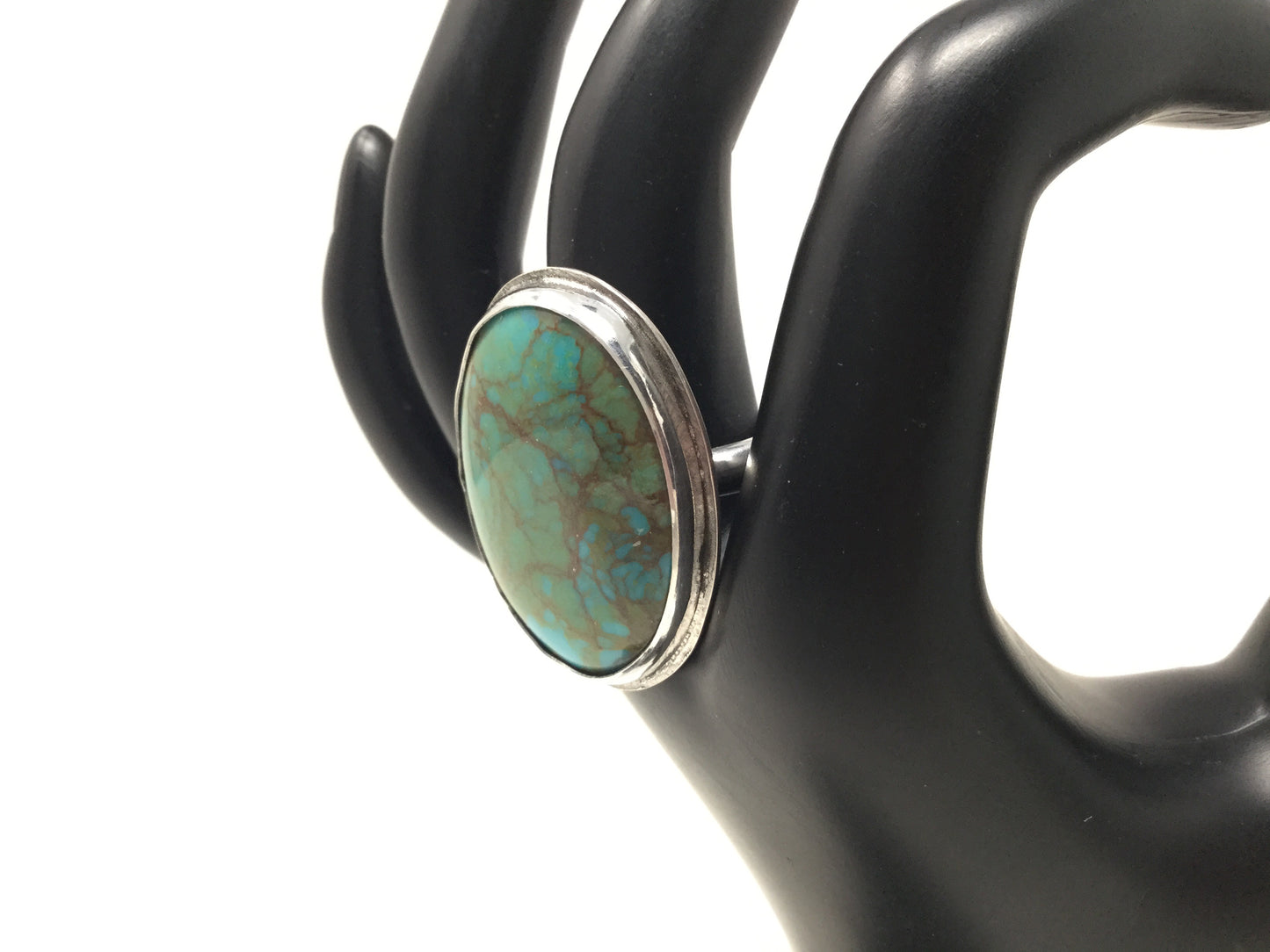 Kingman Turquoise Ring, size 10