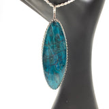 Lace Azurite Malachite Pendant