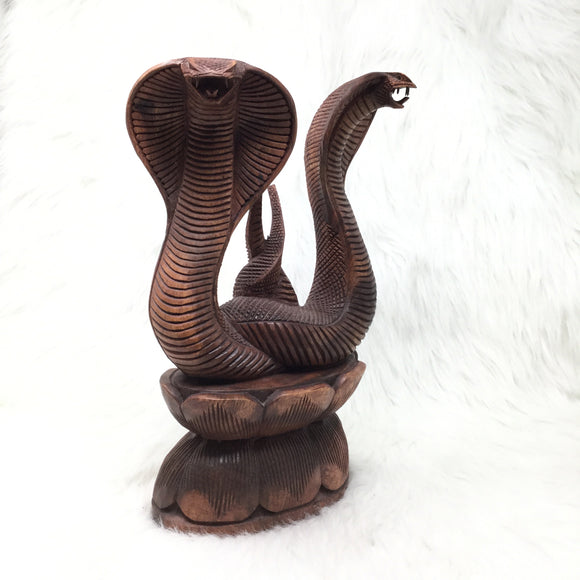 Carved Double Cobras