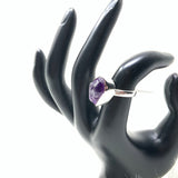 Rough Amethyst Ring, size 6