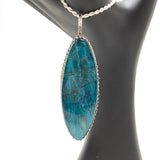 Lace Azurite Malachite Pendant