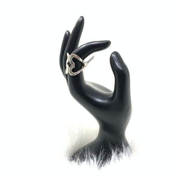 Double Heart Ring, size 6