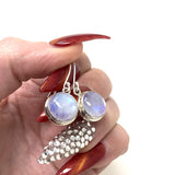 Purple Moonstone Earrings