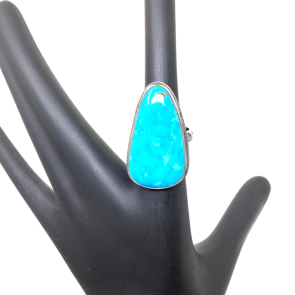 Kingman Turquoise Ring, size 7